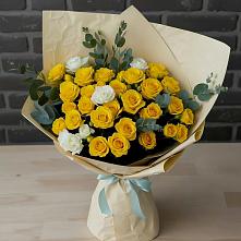 Букет цветов из:  Розы #REPLACE_PRED# Красный