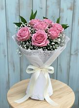 Букет цветов из:  Розы в Красный