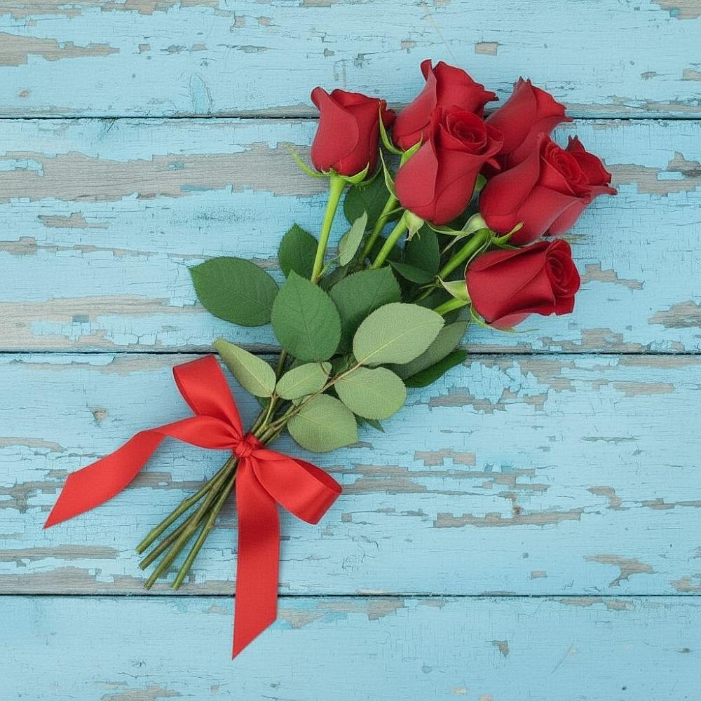 Букет Красные розы в Красный